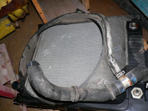 2008 International CF500 used radiator assembly