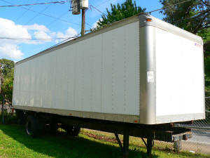 28ft used box for storage